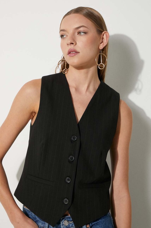 Samsoe Samsoe gilet SARAMONA F24100047 black