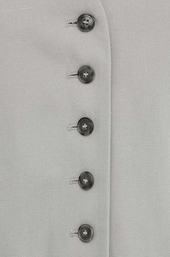 Herskind mellény vászonkeverékből Mister 5113840 szürke