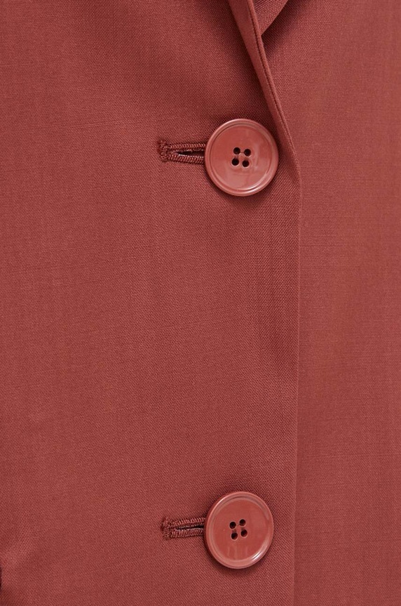 Weekend Max Mara marynarka wełniana 2415041081600 czerwony