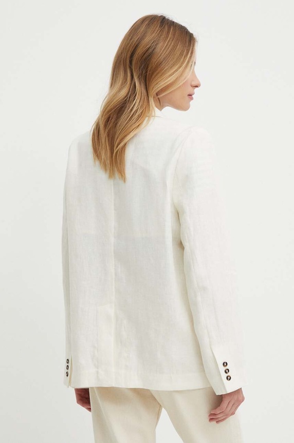 Îmbrăcăminte Pepe Jeans sacou de in MIRKA PL402377 bej
