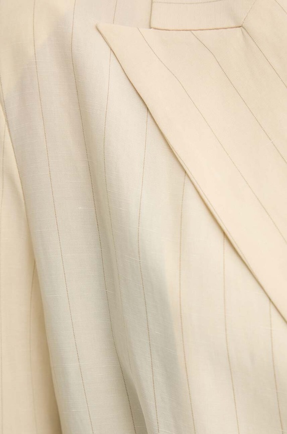 Blazer με μείγμα λινών Liu Jo MA4049.T4818 μπεζ