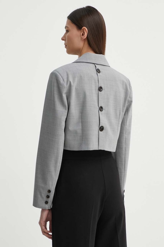 Oblečení Blazer s příměsí vlny Alohas R100502 šedá