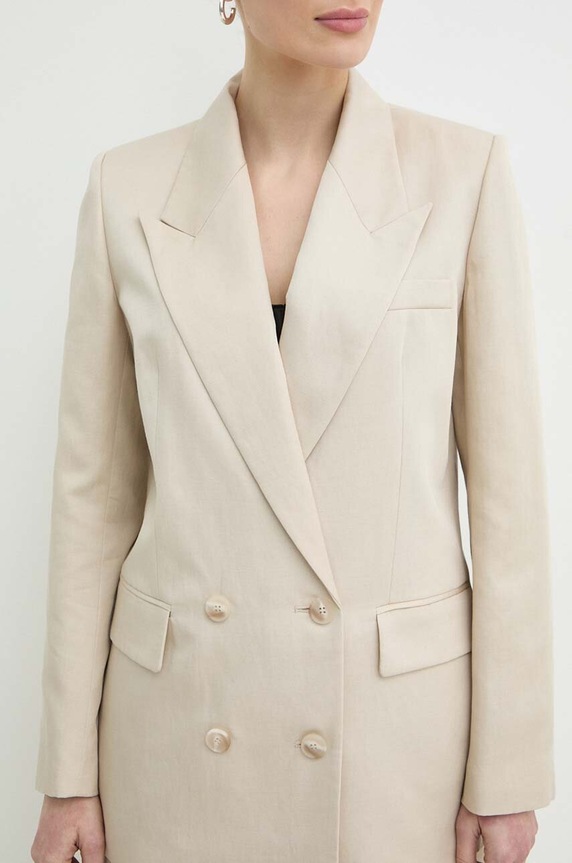 Lanen suknjič Ivy Oak S podlogo bež IO119095