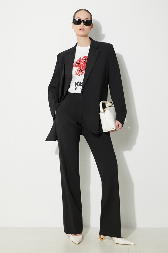 Vuneni sako JW Anderson Panelled Blazer JK0291.PG1321.999 crna SS24