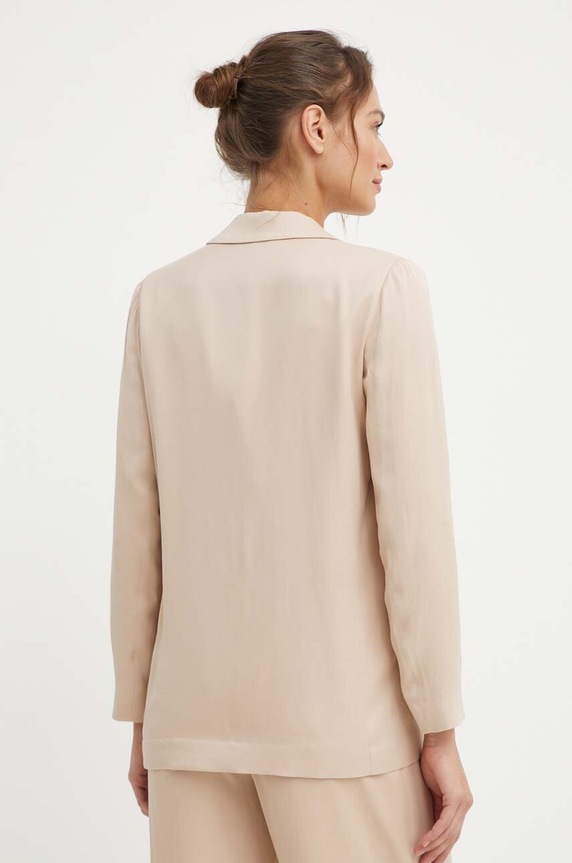 Ρούχα Σακάκι Sisley 2Q6ZLW02D μπεζ