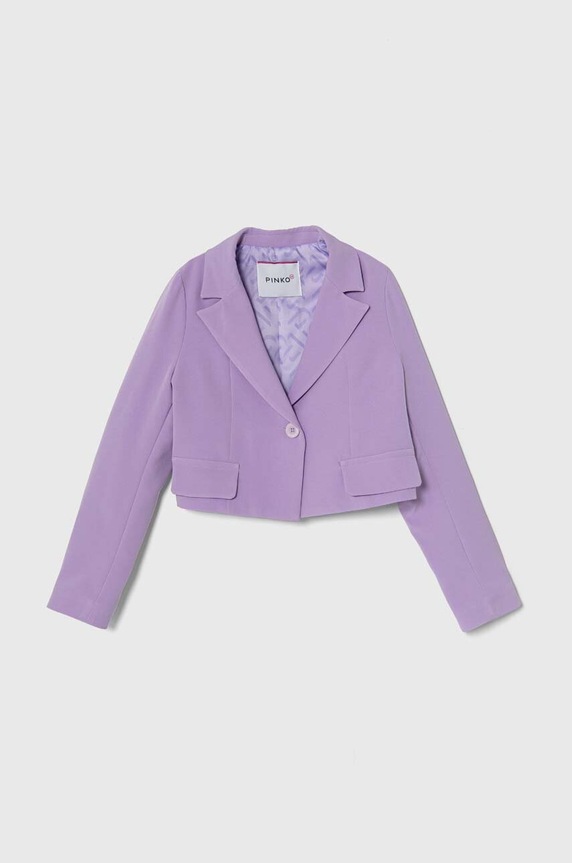 Pinko Up marynarka dziecięca tkanina fioletowy S4PIJGJK039