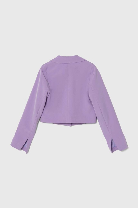 Pinko Up marynarka dziecięca S4PIJGJK039 fioletowy SS24