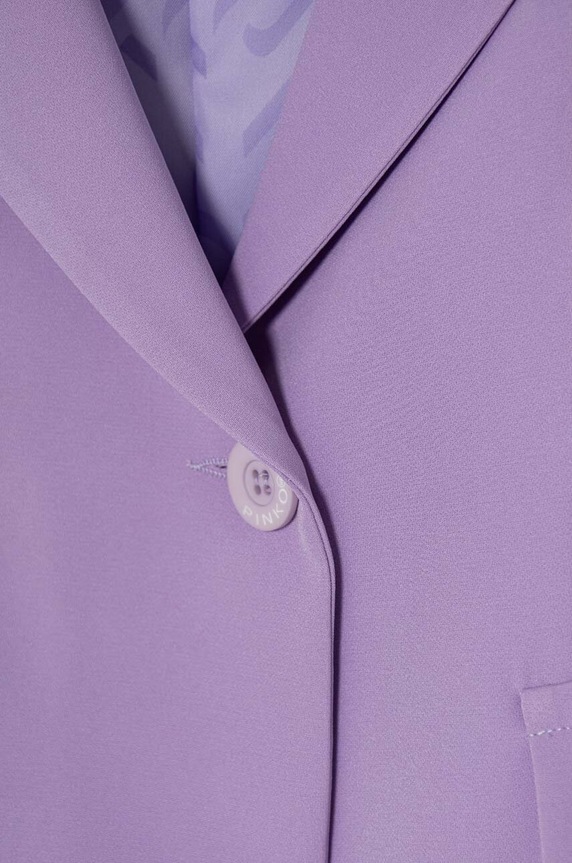 Dziewczynka Pinko Up marynarka dziecięca S4PIJGJK039 fioletowy