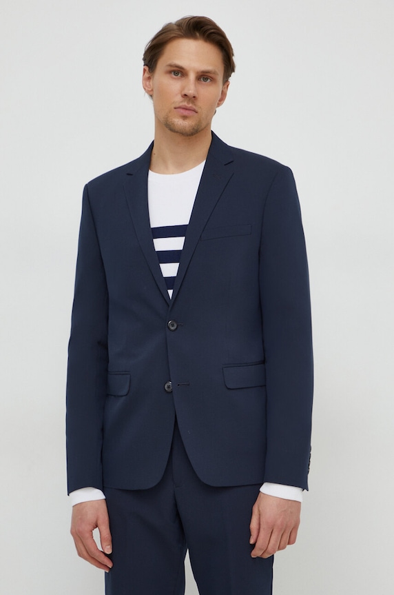 Odzież Lindbergh garnitur 30.606900.NAVY granatowy