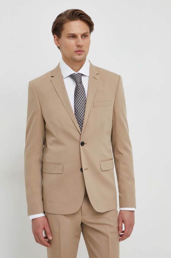 Odzież Lindbergh garnitur 30.606900.SAND beżowy