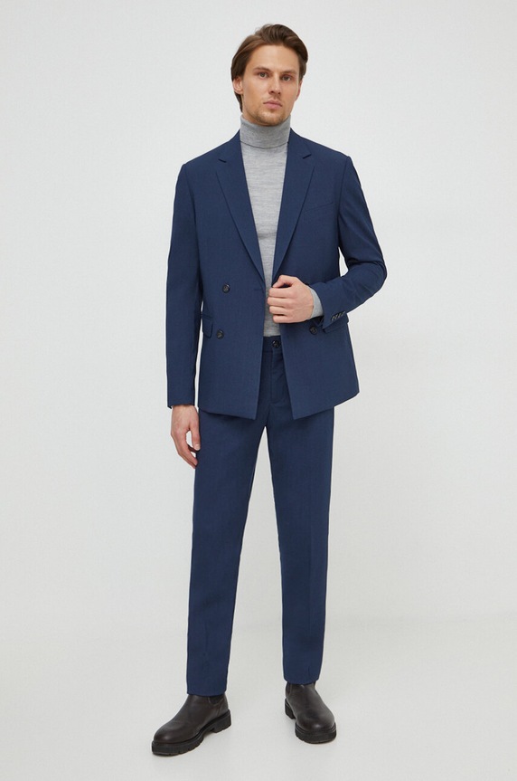 Odzież Lindbergh garnitur 30.61040DB.BLUEMEL granatowy