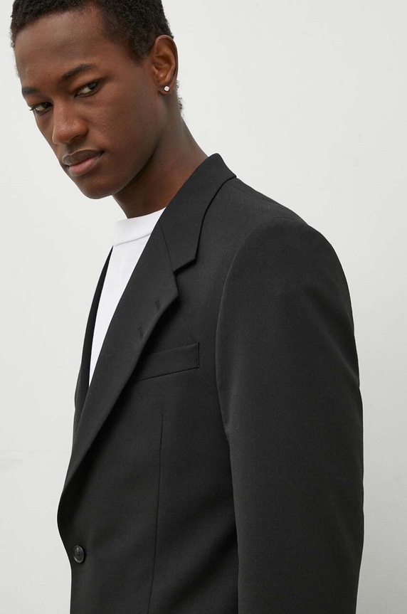 Ruházat Tiger Of Sweden blézer gyapjú keverékből Jazon T72171002 fekete