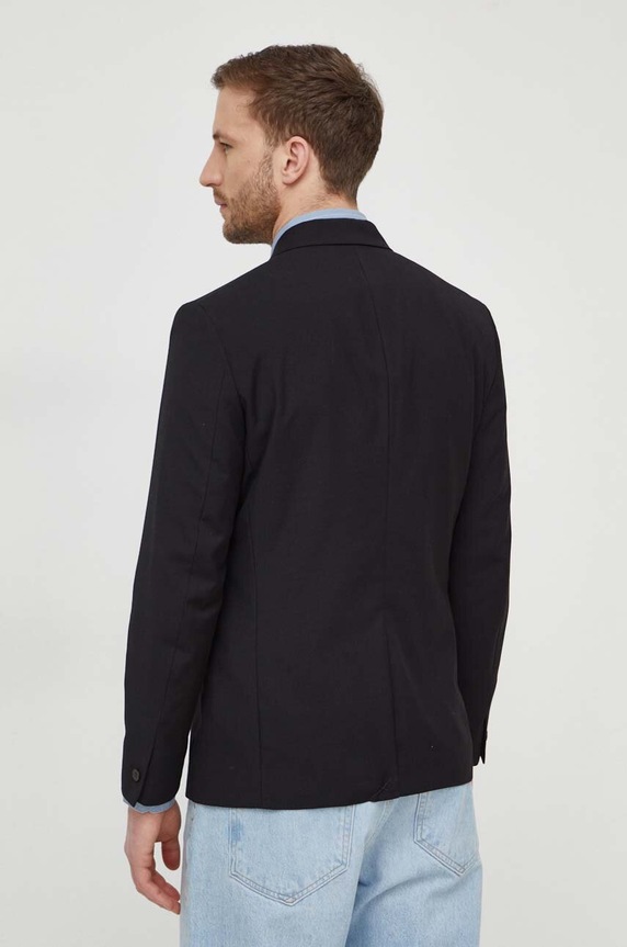 Odzież Sisley marynarka 2KI3SW01N czarny