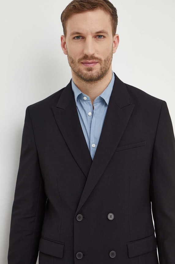 Sisley marynarka czarny 2KI3SW01N