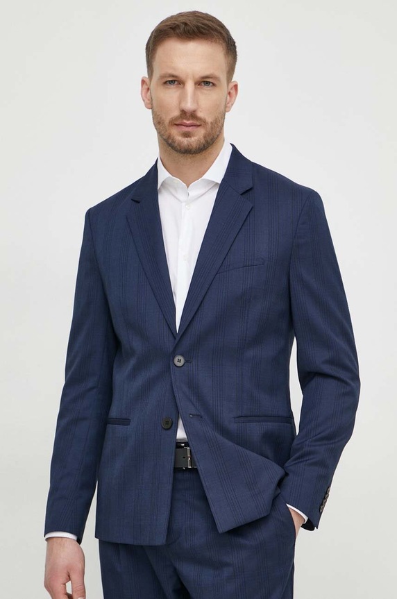 Sisley zakó szövet sötétkék 2V7BSW01O