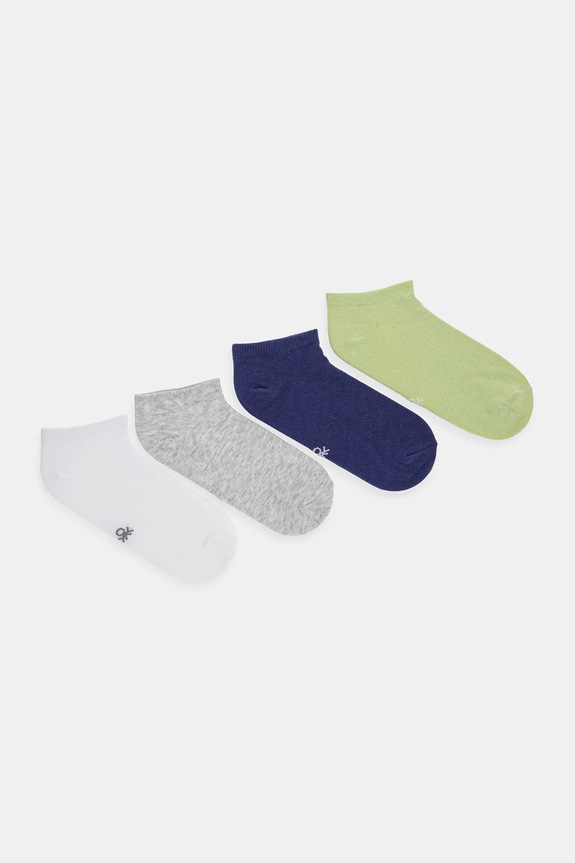 United Colors of Benetton skarpetki dziecięce 4-pack zielony 6GRD07024.G.Seasonal