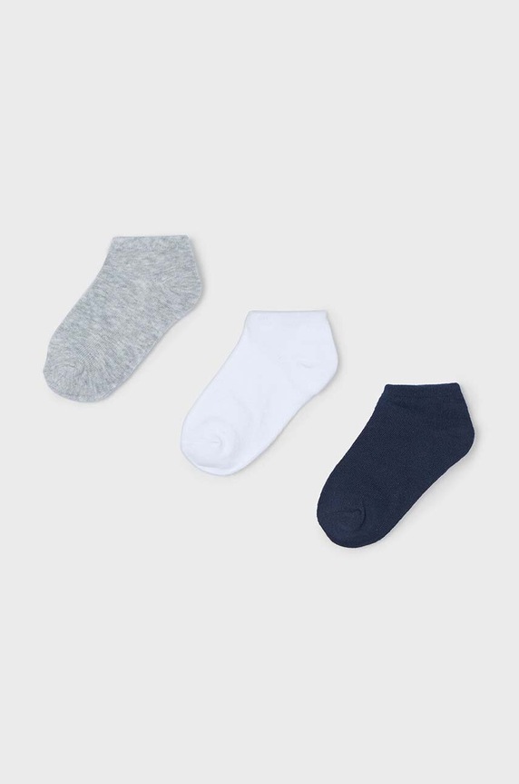 Mayoral calzini bambino/a pacco da 3 calzini corti blu navy 10706.5D.Skarpetki.PPYH