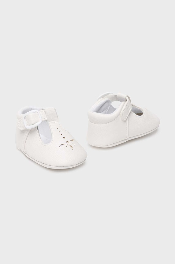 Mayoral Newborn buty niemowlęce nieocieplane biały 9737.1M.Newborn.PPYH