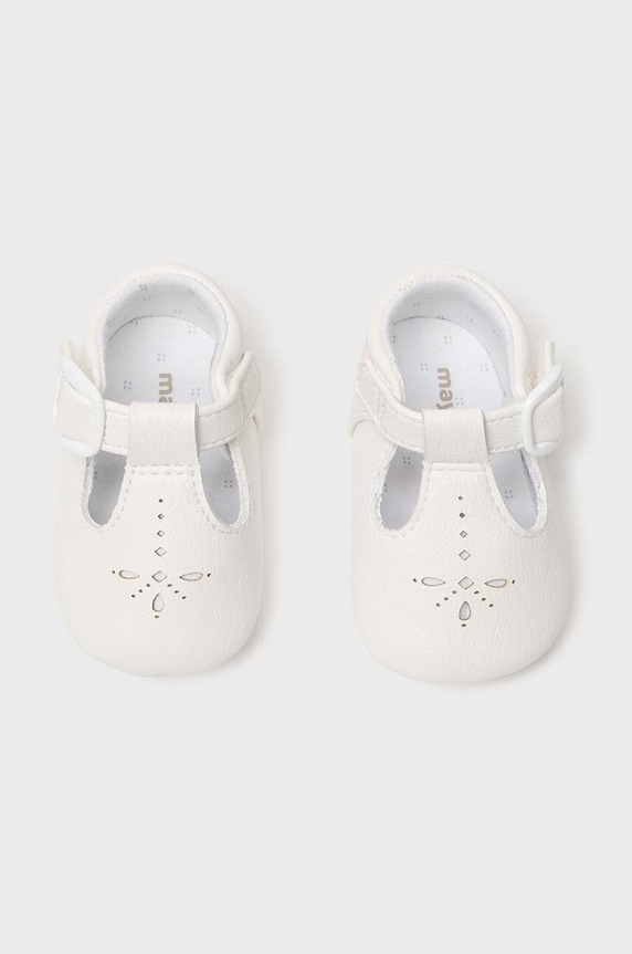Chłopiec Mayoral Newborn buty niemowlęce 9737.1M.Newborn.PPYH biały