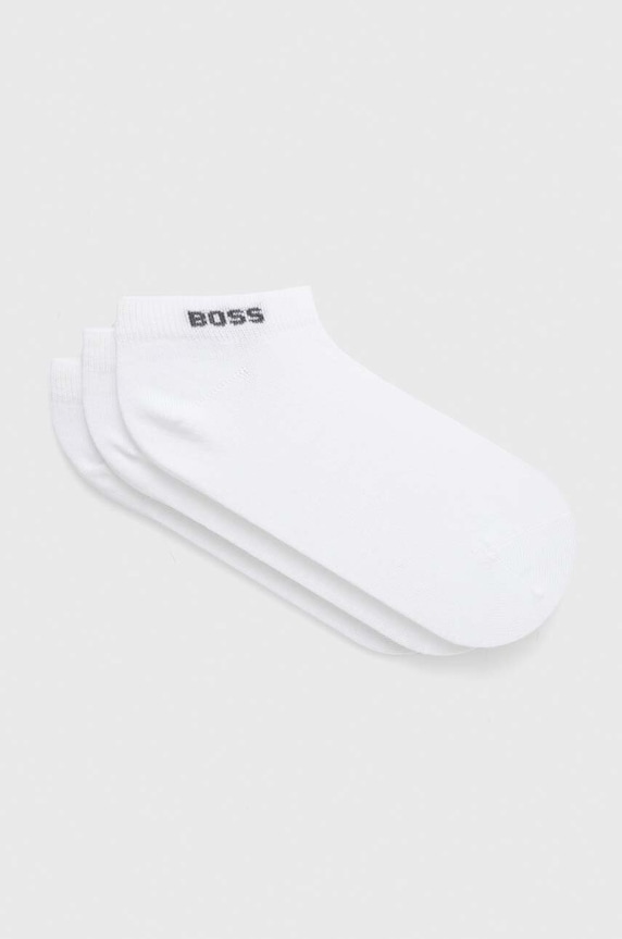 BOSS női zokni 5P AS Logo CC W 5-ös csomag rövid zokni fehér 50514840