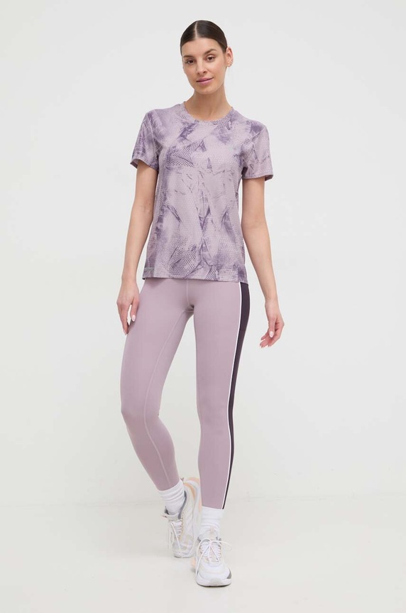 Tréningové legíny adidas Performance Optime IN5888 fialová SS24