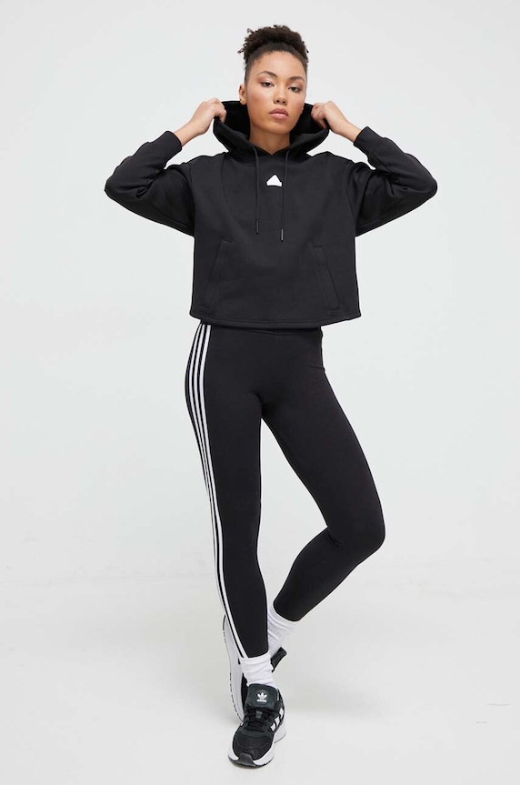 adidas Originals colanți 3-Stripe Leggings 3-Stripes IP2968 negru SS24