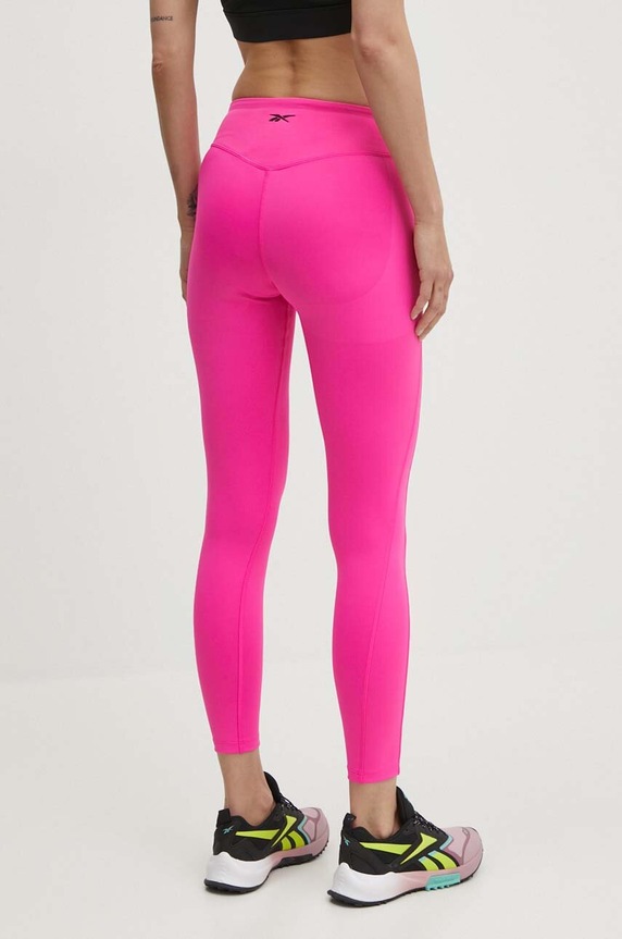 Odzież Reebok legginsy treningowe Lux Contour 100076336 różowy