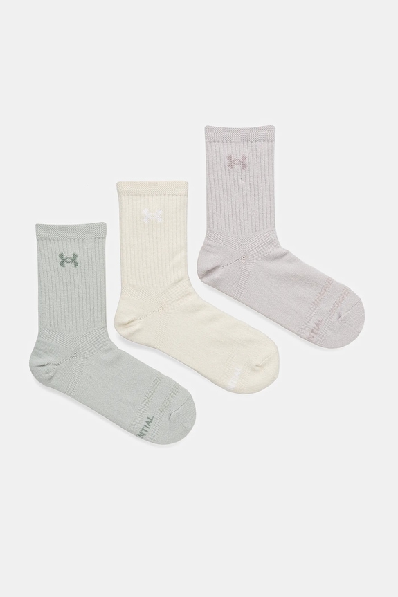 Under Armour șosete Essential 3-pack verde 1382942