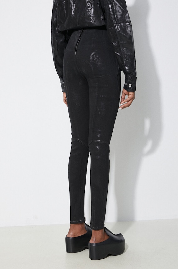 Clothing Rick Owens jeans Denim Pants Dirt Waist Leggings DS01D1320.SBF.09 black