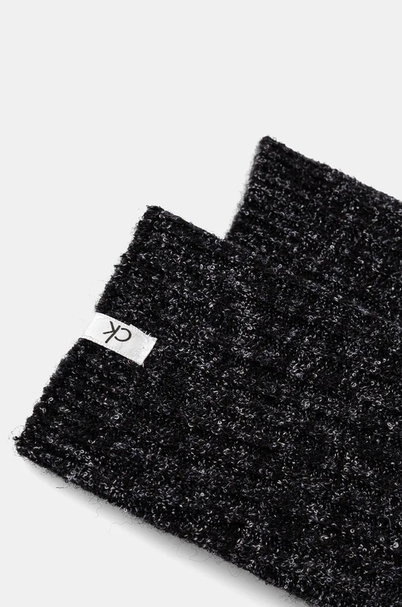 Чорапи с вълна Calvin Klein 701230618 черен AW24