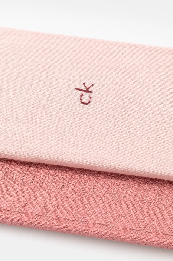 Calvin Klein skarpetki 2-pack 701230656 różowy NC24