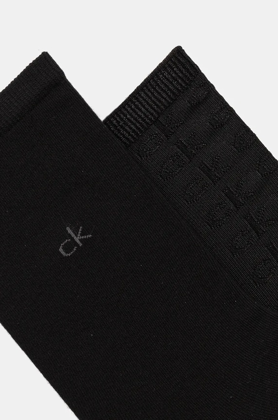 Calvin Klein skarpetki 2-pack 701230656 czarny NC24