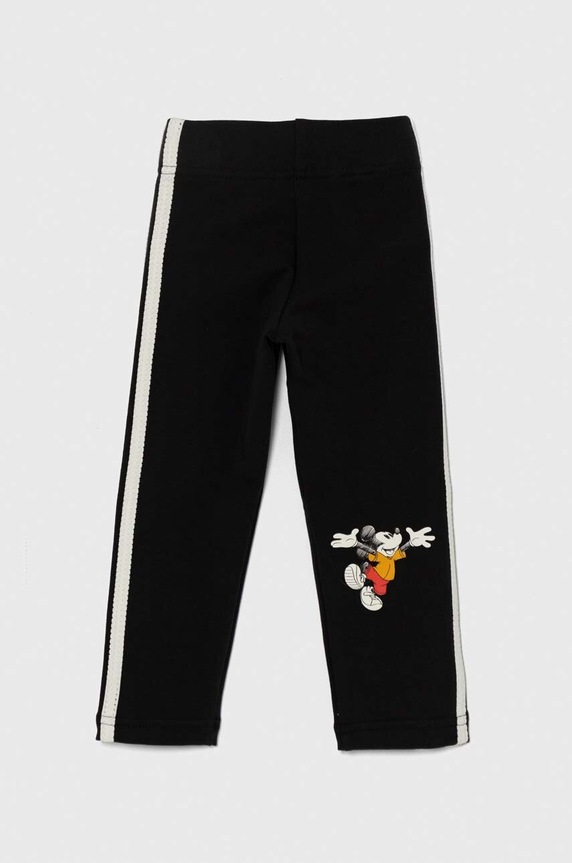 Παιδικά κολάν adidas x Disney IN7301 μαύρο SS24