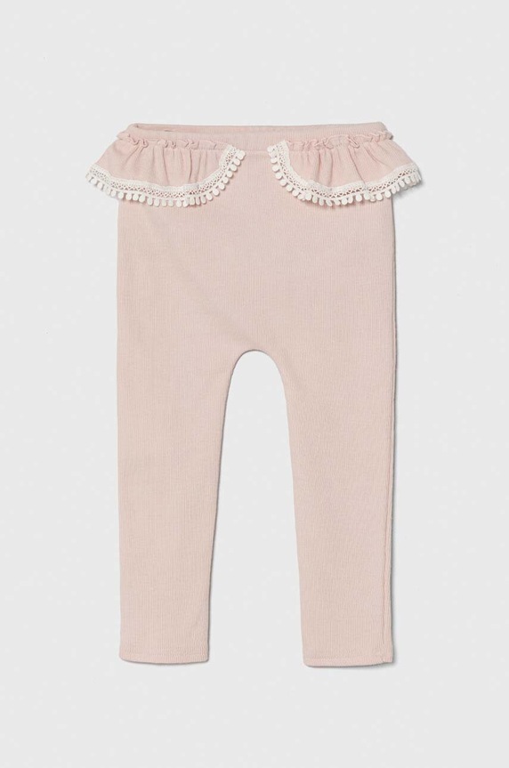 Jamiks legginsy niemowlęce ZAHA.Leginsy.R.JWG068.G różowy SS24