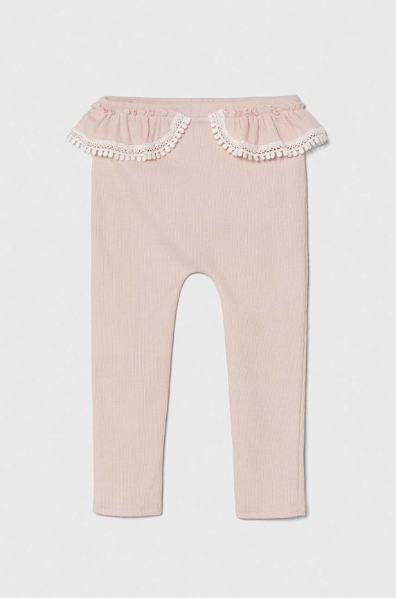 Jamiks legginsy niemowlęce ZAHA.Leginsy.R.JWG068.G różowy SS24