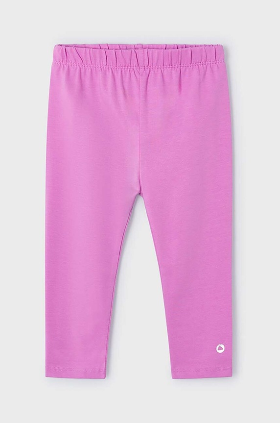Mayoral legginsy 3/4 dziecięce z elastanem różowy 723.6J.Mini.PPYH