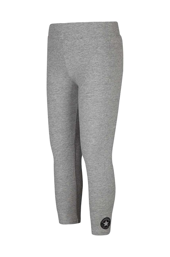 Converse legginsy dziecięce aplikacja szary 3CC984