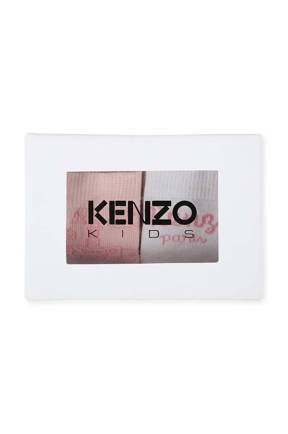 Kenzo Kids baba zokni 2 db K60022. rózsaszín