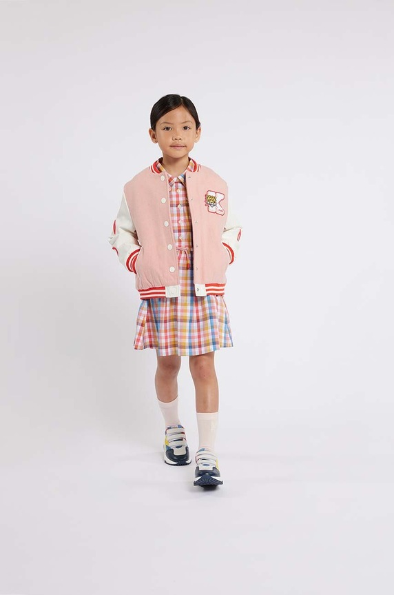 Kenzo Kids skarpetki dziecięce K60035.31.35 różowy SS24