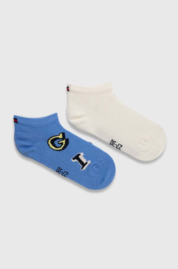 Tommy Hilfiger skarpetki dziecięce 2-pack skarpetki krótkie niebieski 701227320.PPYH