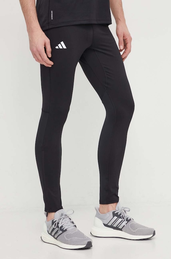 Κολάν για τρέξιμο adidas Performance Adizero Ozweego Adizero με ελαστάν μαύρο IN1164