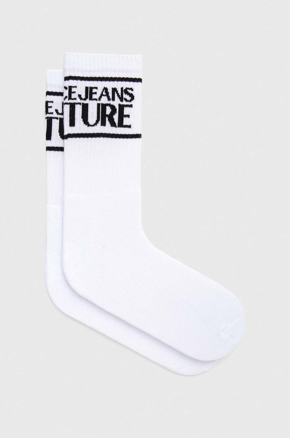 Versace Jeans Couture skarpetki skarpetki długie biały 76GA0J04.ZG079