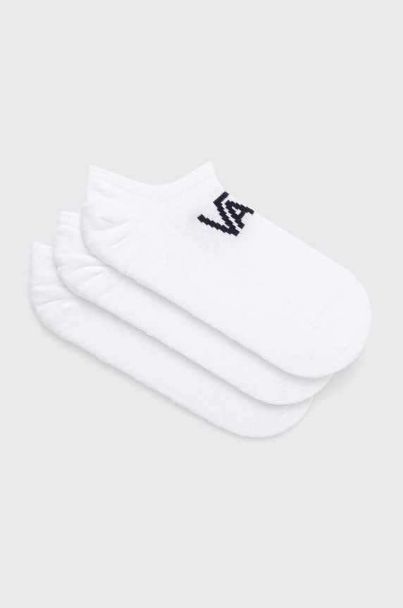 Ponožky Vans 3-pack krátké ponožky bílá VN000F0ZWHT1