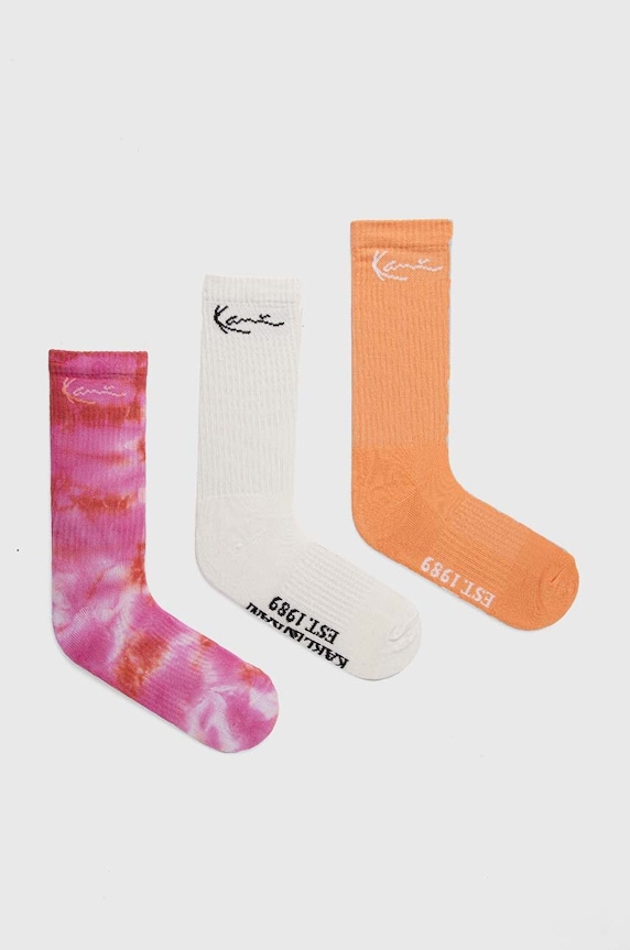 Karl Kani skarpetki 3-pack skarpetki długie multicolor 3013303