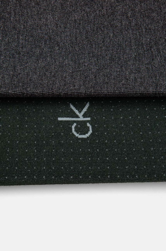 Ponožky Calvin Klein 2-pack 701229432 zelená AW24