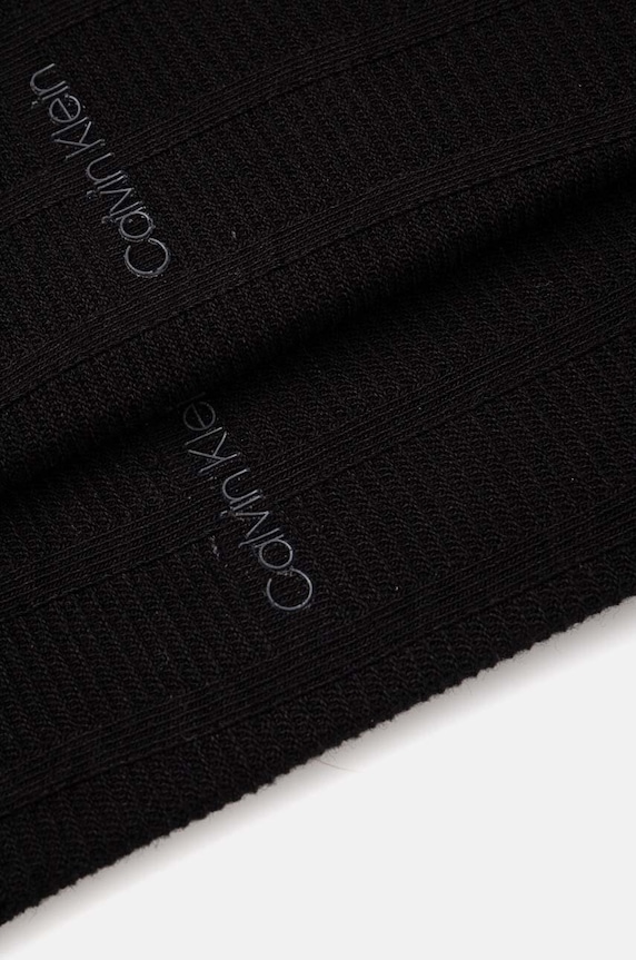 Ponožky Calvin Klein 2-pak 701229436 čierna NC24