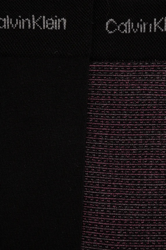 Ponožky Calvin Klein 2-pak 701230620 čierna AW24