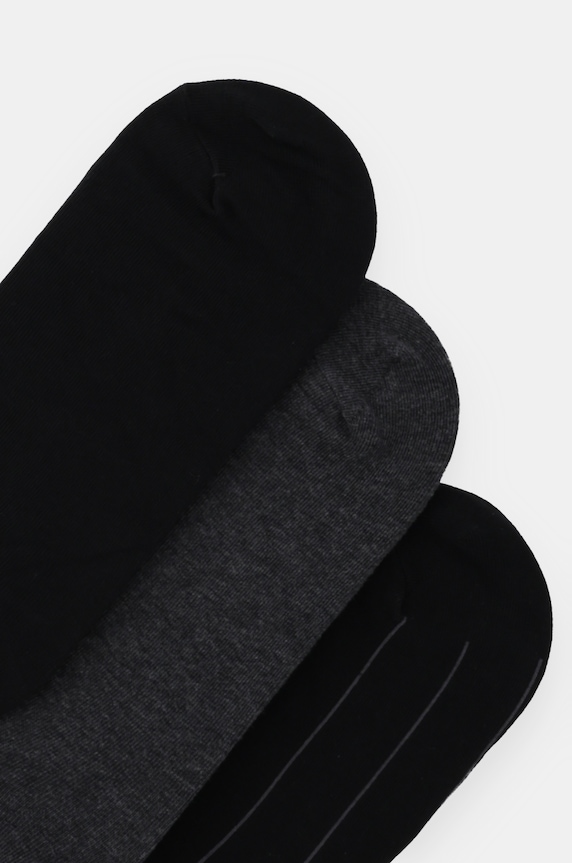 Ponožky Calvin Klein 3-pak 701230087 čierna AW24
