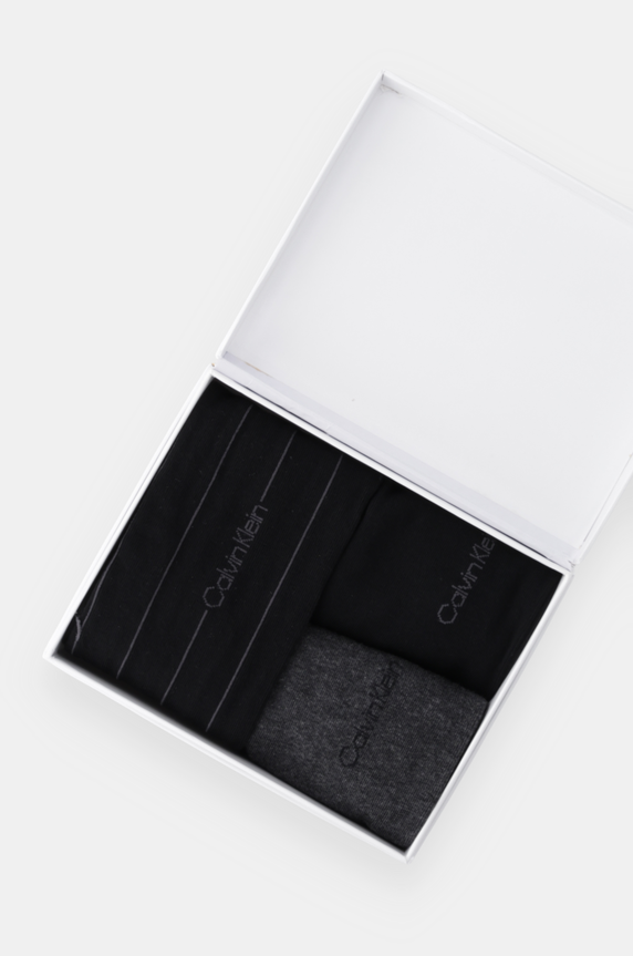 Oblečenie Ponožky Calvin Klein 3-pak 701230087 čierna