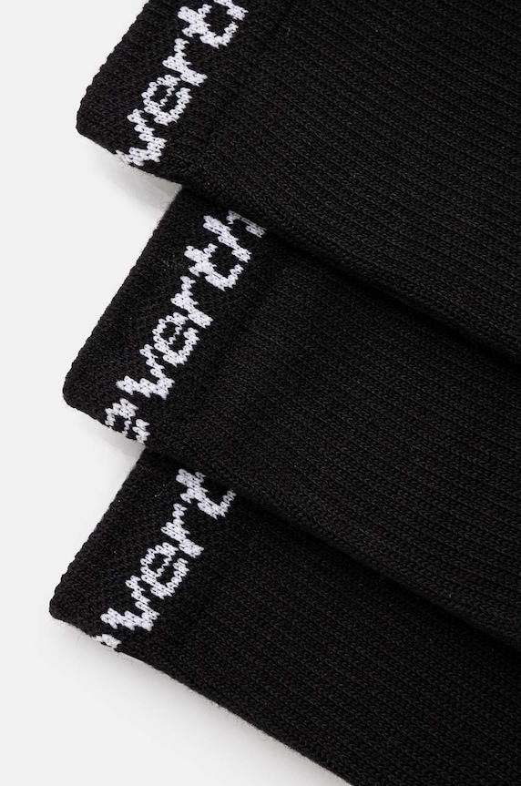 thisisneverthat sosete SP-Logo Socks 3-Pack TN241WUNSO01 negru SS24
